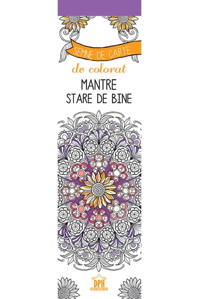 Didactica Publishing House Semne de carte de colorat: Mantre. Stare de bine