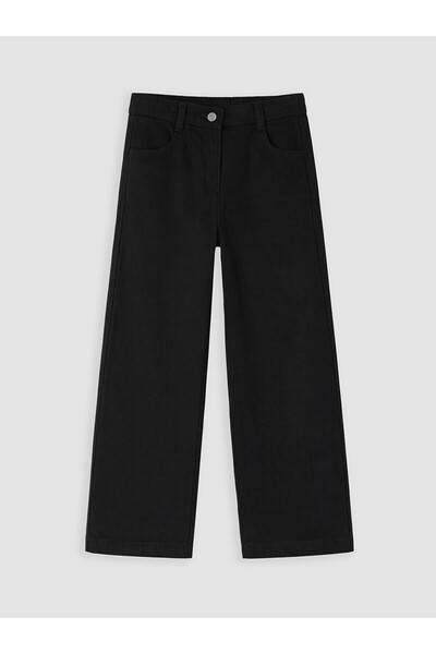 LC Waikiki Two Mt Shop Quality Black Elastic Waist Girls' Jean Pants