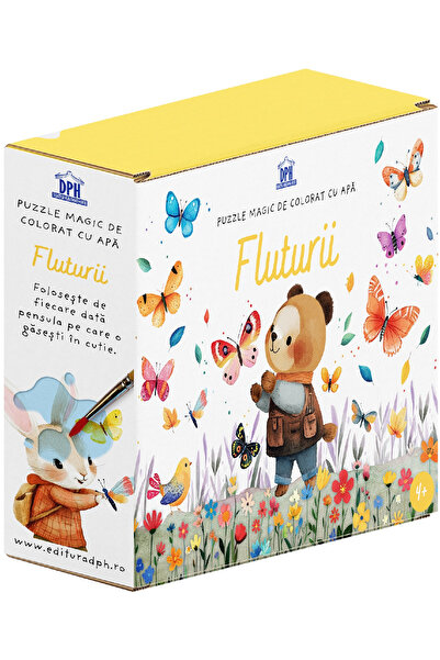 Editura DPH Butterflies - Magic Water Coloring Puzzle , - DPH Publishing