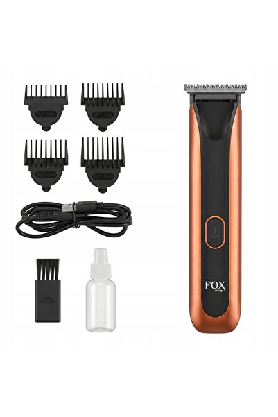 Fox Orange S Profesional 0,5mm Trimmer fără fir pentru păr și barbă