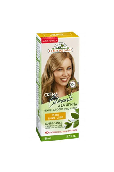 Corpore Sano Vopsea Henna Crema Semipermanenta - Henna Hair Colouring Cream, ...