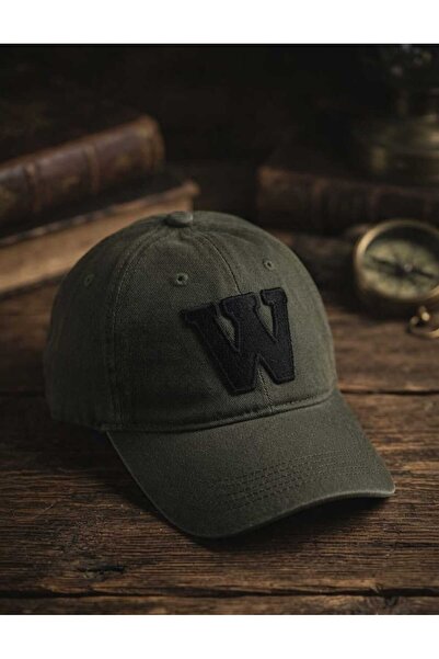 w white stars sports & wear قبعة ملونة قابلة للتعديل للجنسين بتصميم عتيق مطرز...