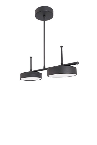 Fer Avize Çello Led Modern Tasarım 3 Renk Işık Seçenekli Enerji Tasarruflu 2'li Led Avize Mutfak Salon Çocuk Odası Giyinme Odası