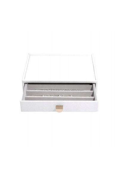 STACKERS Organizator de coliere cu sertar (alb) Clasic