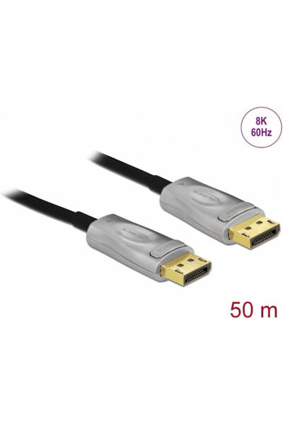 DELOCK Ενεργό Καλώδιο DisplayPort V1.4 8K60Hz/4K144Hz T-T 50μ 84140