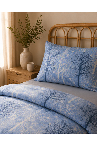 Palmex Home Single Size Winterfell Cotton Bedding Set (Duvet Cover - Sheet - Pillowcase)