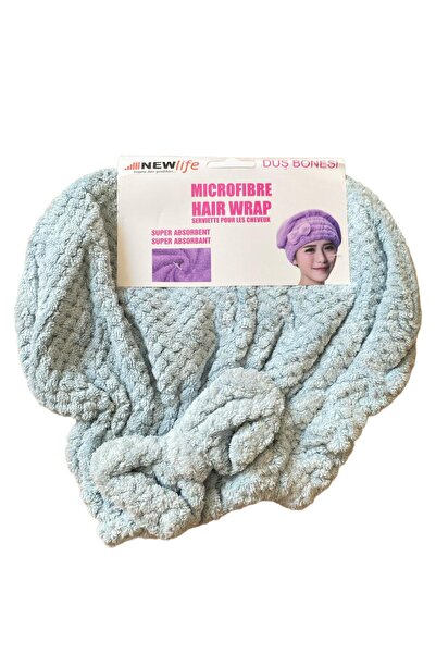 New Life Microfiber Shower Cap with Bow Embellishment