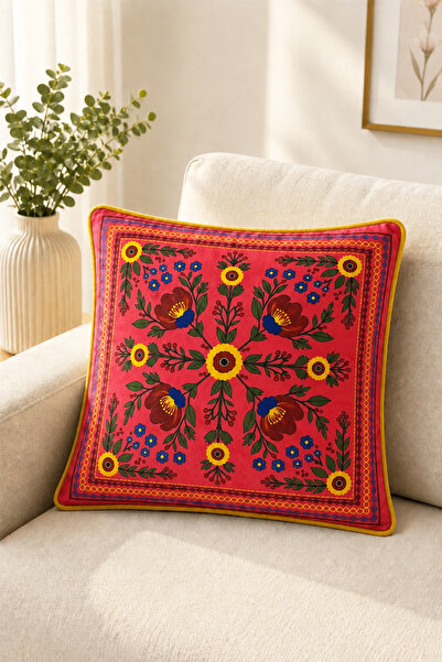 DEKOMOD 1 Pcs Digital Printed Decorative Double-Sided Color Pattern Throw Pil...