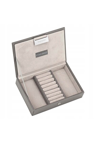 STACKERS Cutie de bijuterii cu capac (Gri bronz) Mini Clasic