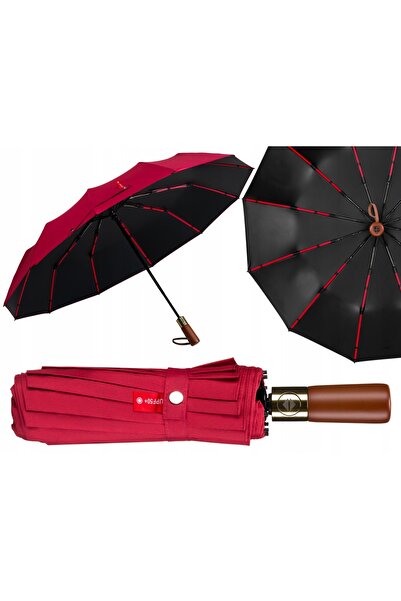 Peterson Umbrelă parasolară automată, pliabilă, mare, elegantă, cu mâner.