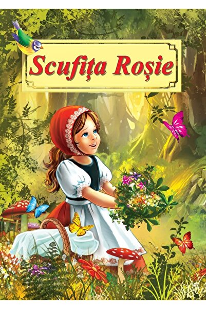 ROXEL CART Scufita Rosie. Poveste ilustrata - Fratii Grimm