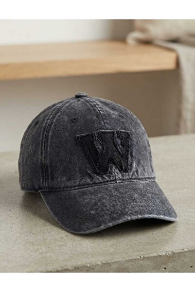w white stars sports & wear قبعة ملونة قابلة للتعديل للجنسين بتصميم عتيق مطرز...