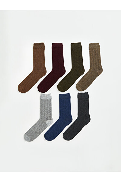 LC Waikiki Lcw Accessories Mixed Patterned Men's Socks 7-Pack