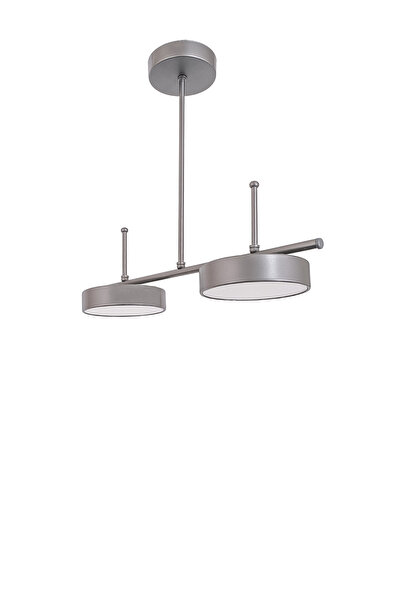 Fer Avize Çello Led Modern Tasarım 3 Renk Işık Seçenekli Enerji Tasarruflu 2'li Led Avize Mutfak Salon Çocuk Odası Giyinme Odası