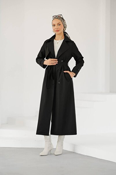 MOT Lined Waterproof Long Trench Coat
