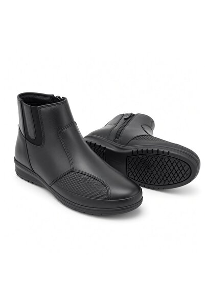 Kemal Aygün -Genuine Leather Women's Boots Special for Bone Protrusion