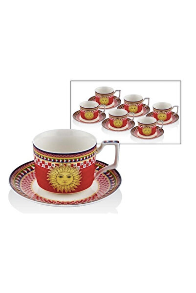 Erden Home Design Lamedore Sunshine 6'lı Çay Fincan Takımı