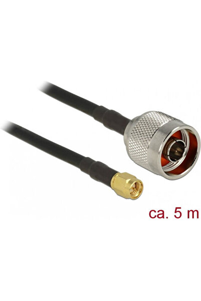 DELOCK Καλώδιο Κεραίας με Βύσμα N σε Βύσμα SMA CFD200/RF200 5μ Χαμηλής Απώλει...