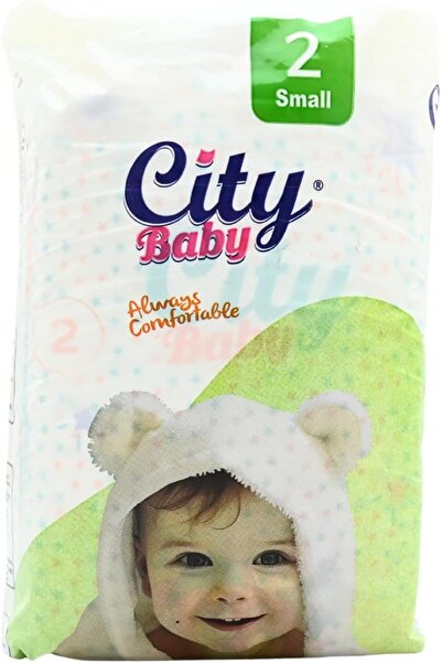CITY BABY رقم. 2 حفاضة، 9 قطع، مقاس صغير