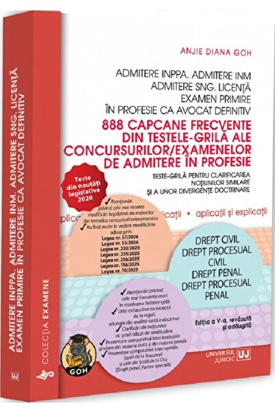 Universul Juridic 888 capcane frecvente din testele-grila ale concursurilor/e...