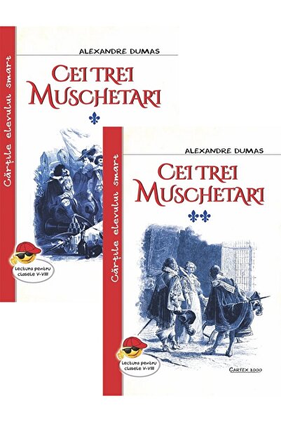 Cartex Pachet 2 volume: Cei trei muschetari - Alexandre Dumas