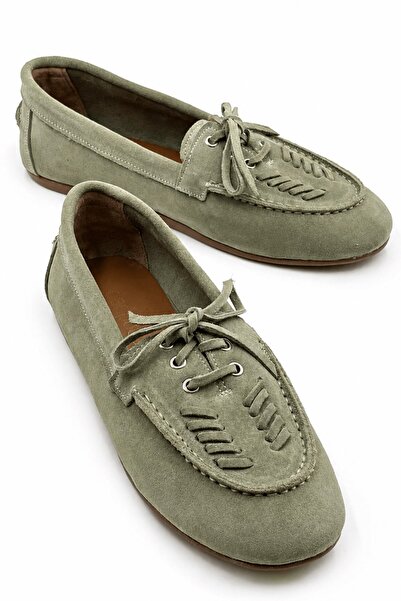 İX Alessa Loafer Women's Genuine Suede Leather Non-Slip Thermal Sole Loafer S...