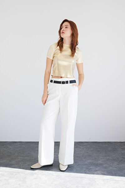 Avrile Metallic Tricot T-Shirt