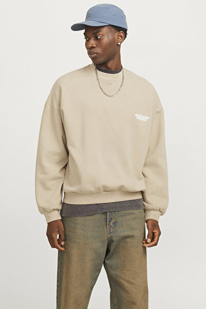 Jack & Jones سويت شيرت رجالي من جاك آند جونز 12266178 HUMUS