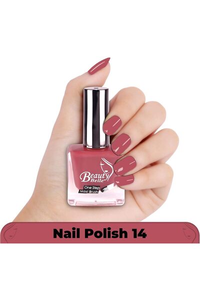 Beauty Belle طلاء أظافر ون ستيب ماكسي براش كول 14