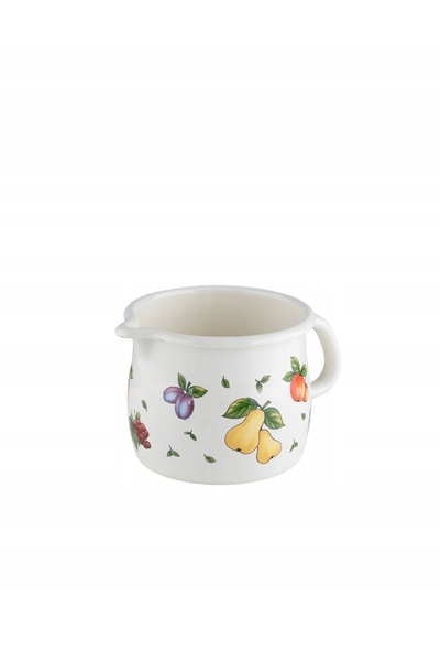 Riess Cana cu orificiu 0.75l Fruit Garden Emailată QUARTZ AUSTRIA