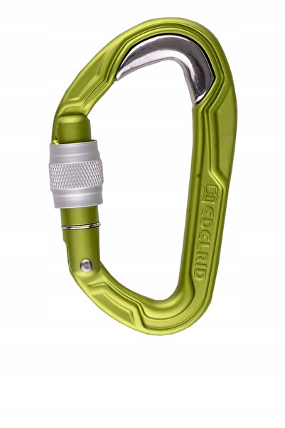 EDELRID Carabinieră de alpinism cu filet, 20 mm, verde