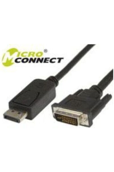 MicroConnect Καλώδιο 3μ DVI-D αρσενικό σε DisplayPort αρσενικό, Μαύρο (DP-DVI...