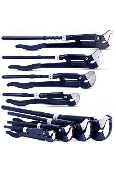 Tools Set de 4 chei pentru dopuri de țevi, chei hidraulice pentru dopuri, che...