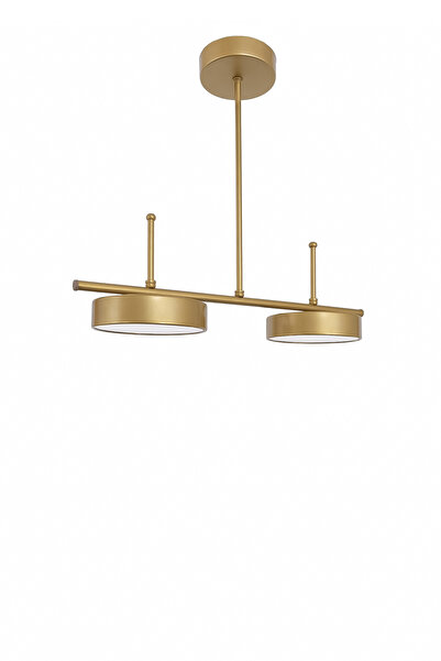 Fer Avize Çello Led Modern Tasarım 3 Renk Işık Seçenekli Enerji Tasarruflu 2'li Led Avize Mutfak Salon Çocuk Odası Giyinme Odası