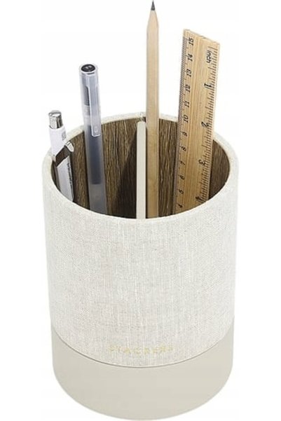 STACKERS Organizator de birou pentru pixuri, din in, bej deschis, culoarea ov...