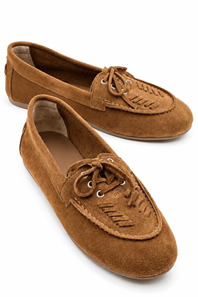İX Alessa Loafer Women's Genuine Suede Leather Non-Slip Thermal Sole Loafer S...