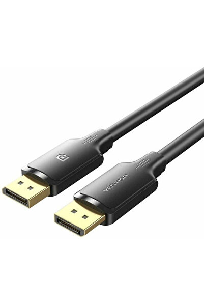 Vention Καλώδιο DisplayPort αρσενικό - DisplayPort αρσενικό 3μ Μαύρο (HAKBI)