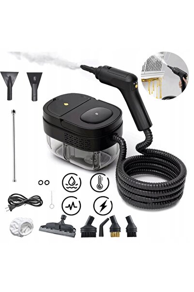 bedee CURĂȚĂTOR CU ABUR DE 2500W, 1600ML, PENTRU BUCĂTĂRIE, BAIE ȘI MOBILIER,...