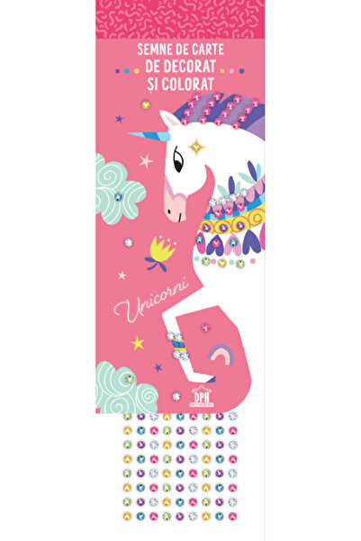 Editura DPH Semne de carte de colorat - Unicorni - DPH Publishing House