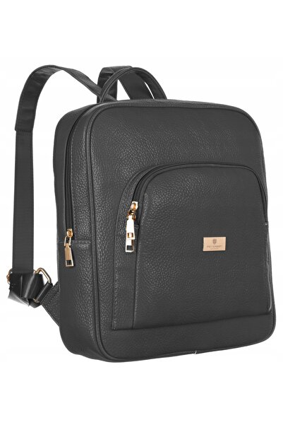 Peterson Rucsac elegant de damă din piele ecologică, mare, format A4