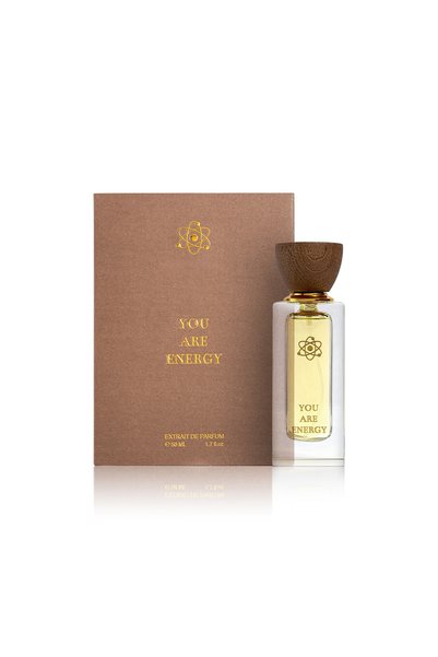 quantummaison You Are Energy Extrait de Parfum Men 50ml - Woody Amber Fragrance with Bergamot, Pineapple, Musk & Vetiver