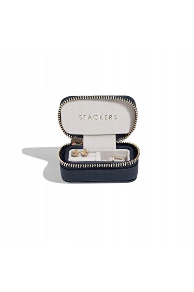 STACKERS Cutie de călătorie pentru bijuterii Mini (albastru marin)