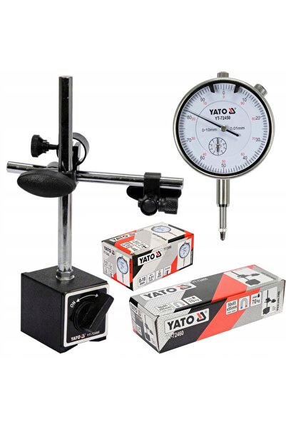 yato SUPORT MAGNETIC CU SENZOR DE CEAS + SENZOR DE CEAS 0-10MM 2X