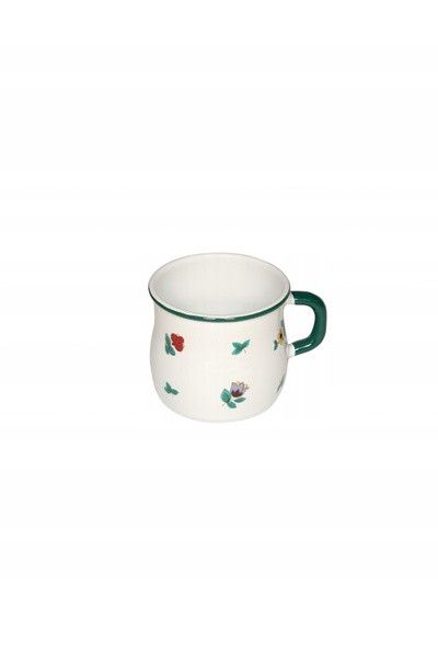 Riess Cana pentru băut GMUNDNER Streublumen QUARTZ ENAMEL AUSTRIA
