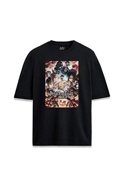 Darkia Attack On Titan Anime specijalni dizajn, unisex crna majica sa štampan...
