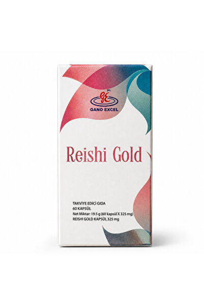 Gano Excel Reishi Gold Ganoderma Lucidum Özlü Takviye Edici Gıda 60 Kapsül 325 mg