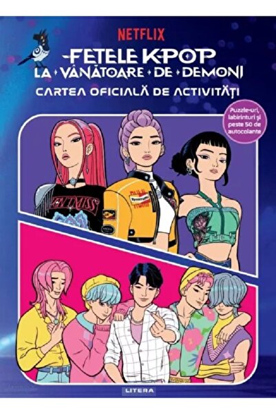 Litera Fetele K-Pop la vanatoare de demoni. Cartea oficiala de activitati