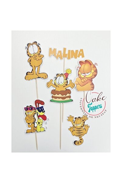 Aniversari de Neuitat Set de decoratiuni Garfield, dimensiuni 5x12cm, carton ...