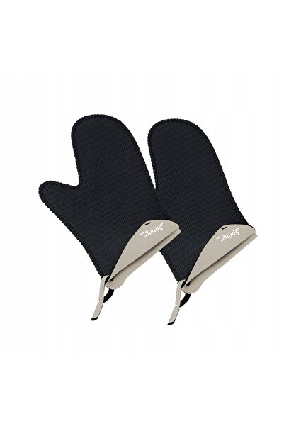 Springbok Mănuși de bucătărie Spring 2 bucăți neopren negru-gri 23x15x3cm