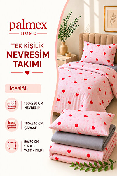 TEK KİŞİLİK WİNTERFELL PAMUK NEVRESİM TAKIMI ( NEVRESİM - ÇARŞAF - YASTIK KILIFI )